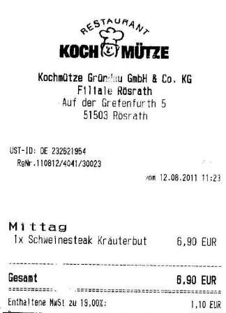 totalsanierung Hffner Kochmtze Restaurant